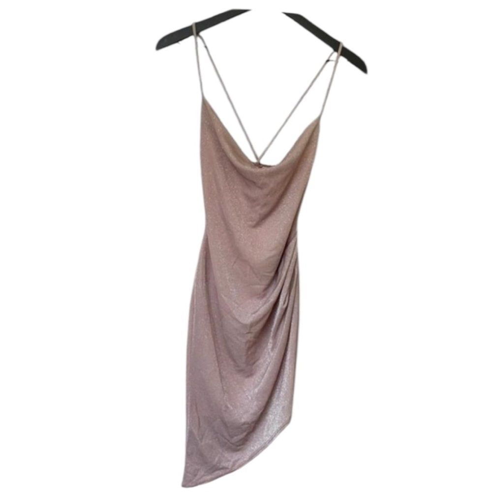 NWOT Elegant Beige Slip Dress